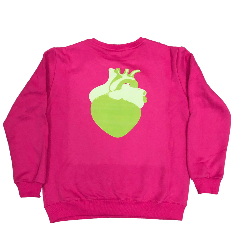 EYE LOVE NUU sweatshirt (cut edges)