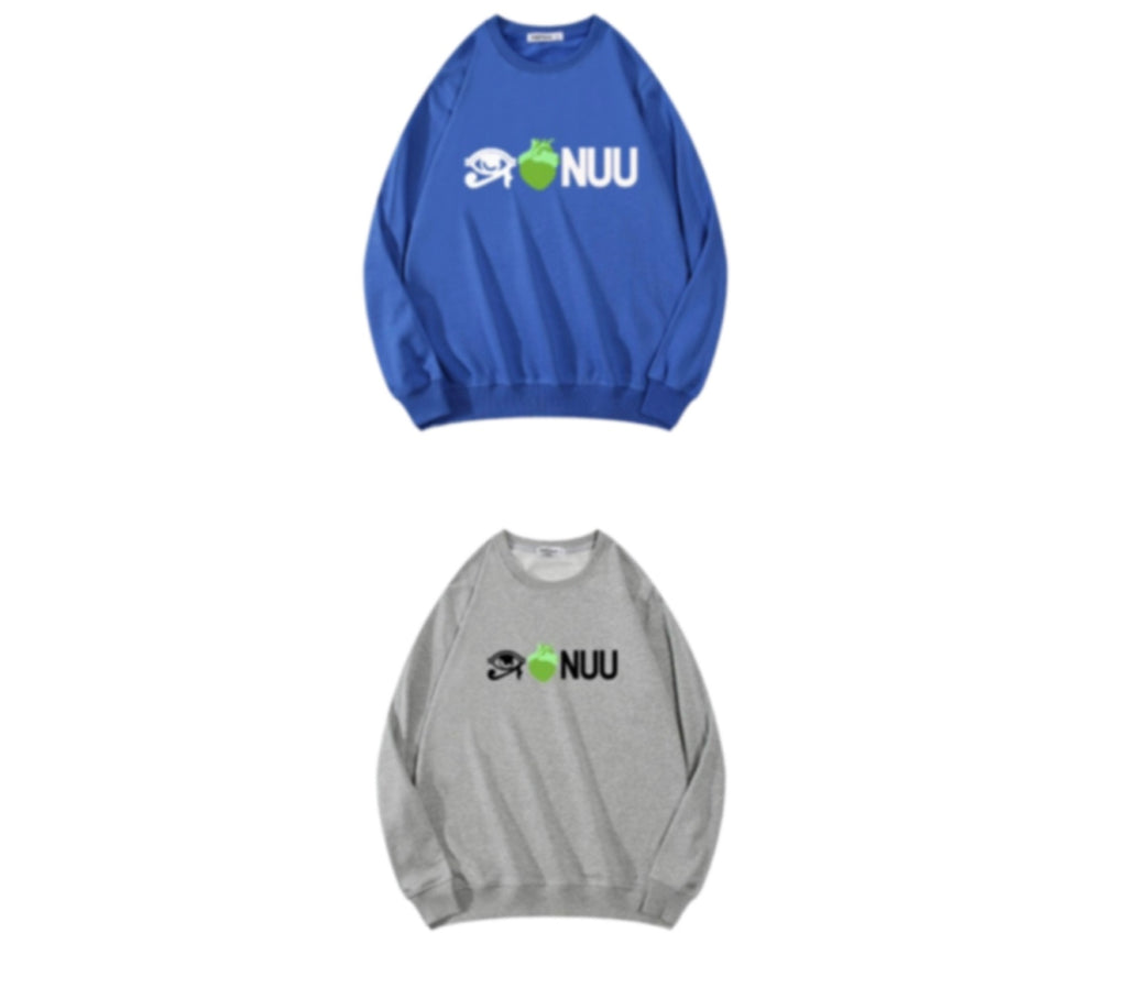 EYE LOVE NUU sweatshirt (cut edges)