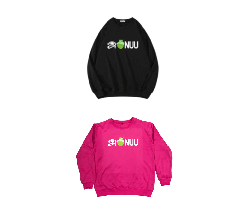 EYE LOVE NUU sweatshirt (cut edges)