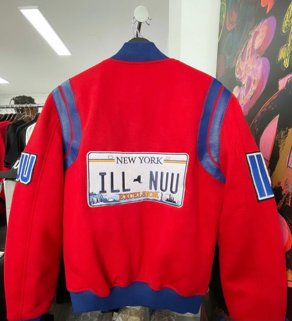 RED & BLUE VARSITY JACKET